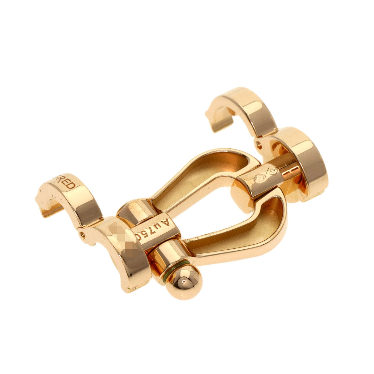 フレッド フォース10 ラージモデル バックルのみ ブレスレット K18ピンクゴールド レディース 【中古】【FRED】