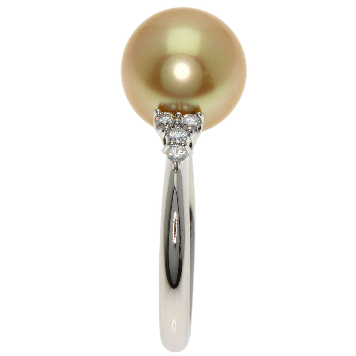 MIKIMOTO South SeaPearl Pearl Ring Platinum PT900 Ladies [Used]