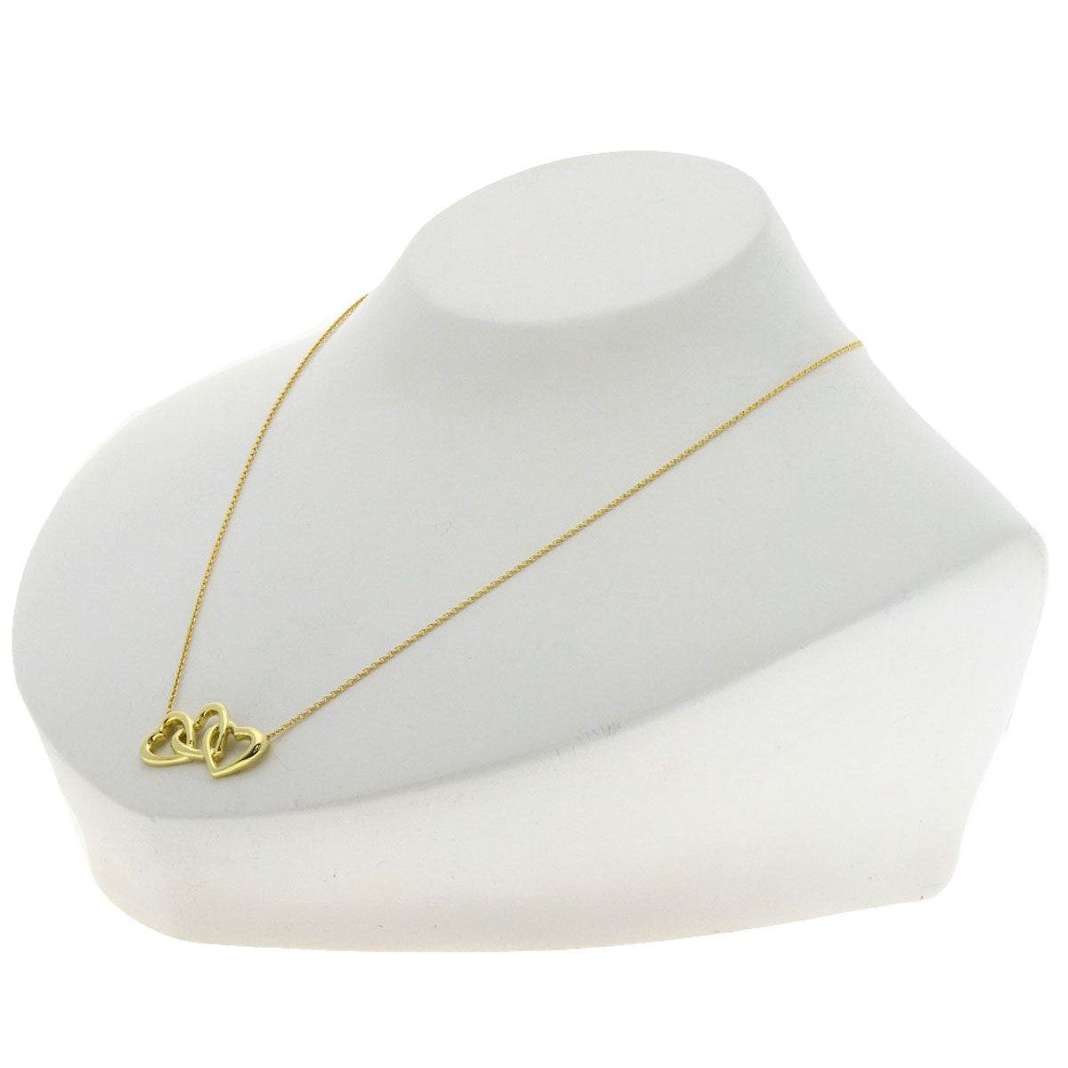 TIFFANY&Co. Three heart Necklace K18 Yellow Gold Ladies [Used]