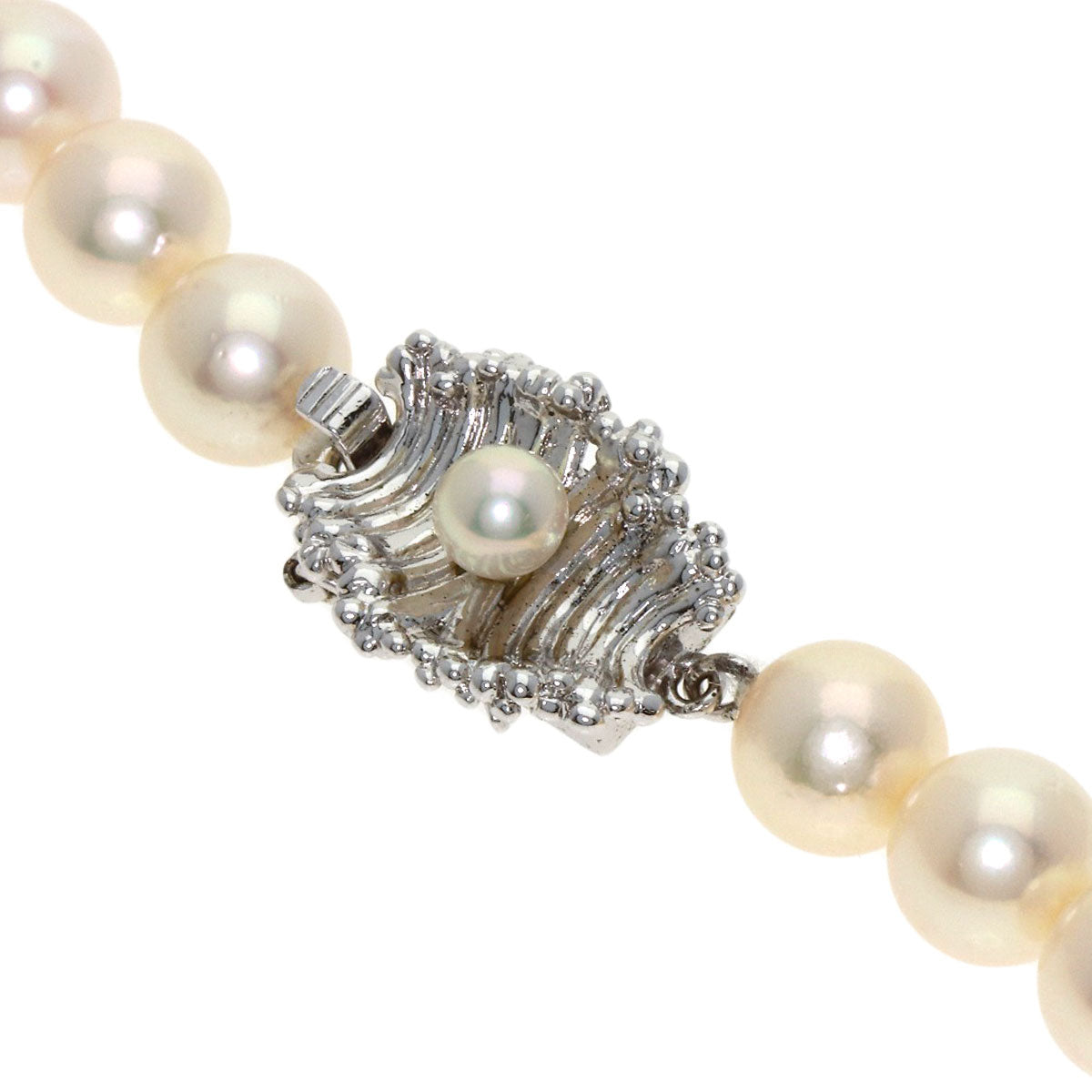 タサキ パール 真珠 ネックレス シルバー レディース 【中古】【TASAKI】