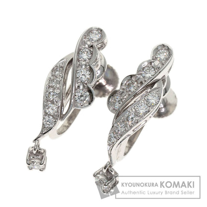 POLA Diamond Earring Platinum PT900 K14WGLadies [Used]