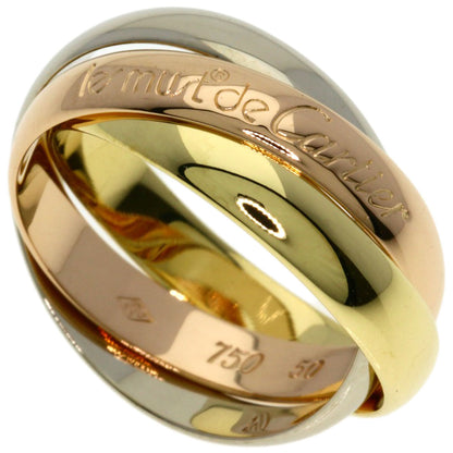 CARTIER Trinity #50 Ring K18 Yellow Gold K18 White GoldLadies [Used]