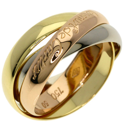 CARTIER Trinity #50 Ring K18 Yellow Gold K18 White GoldLadies [Used]
