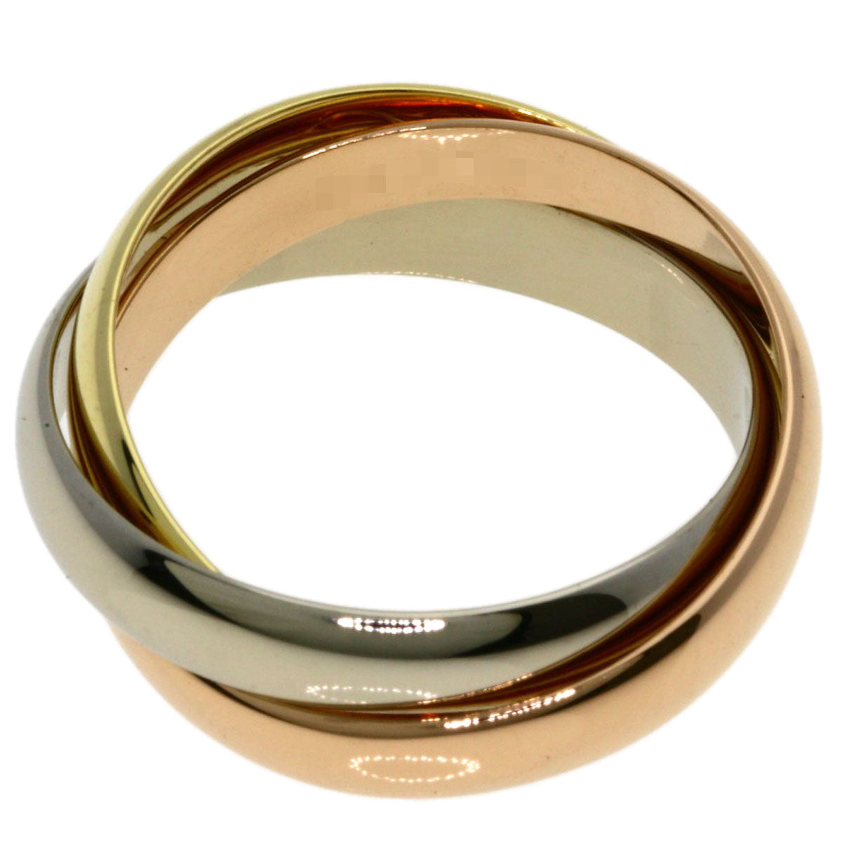 CARTIER Trinity #50 Ring K18 Yellow Gold K18 White GoldLadies [Used]
