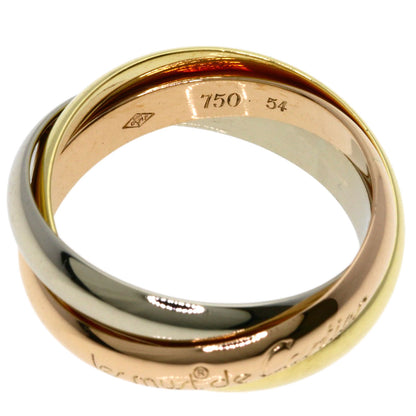 CARTIER Trinity #54 Ring K18 Yellow Gold K18 White GoldLadies [Used]
