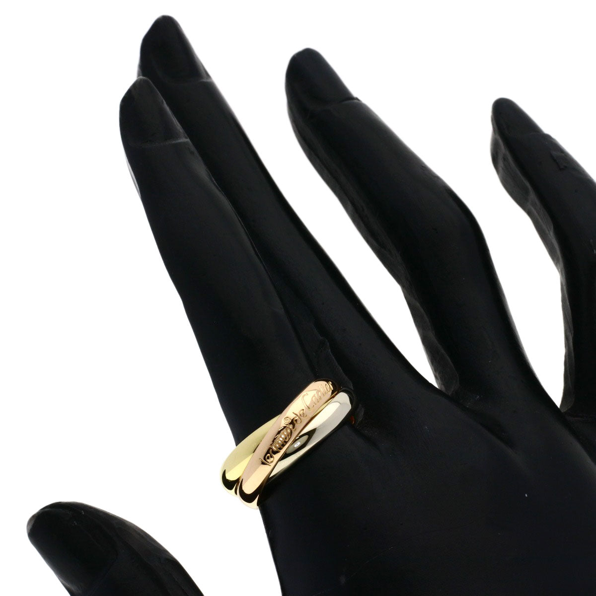 CARTIER Trinity #54 Ring K18 Yellow Gold K18 White GoldLadies [Used]