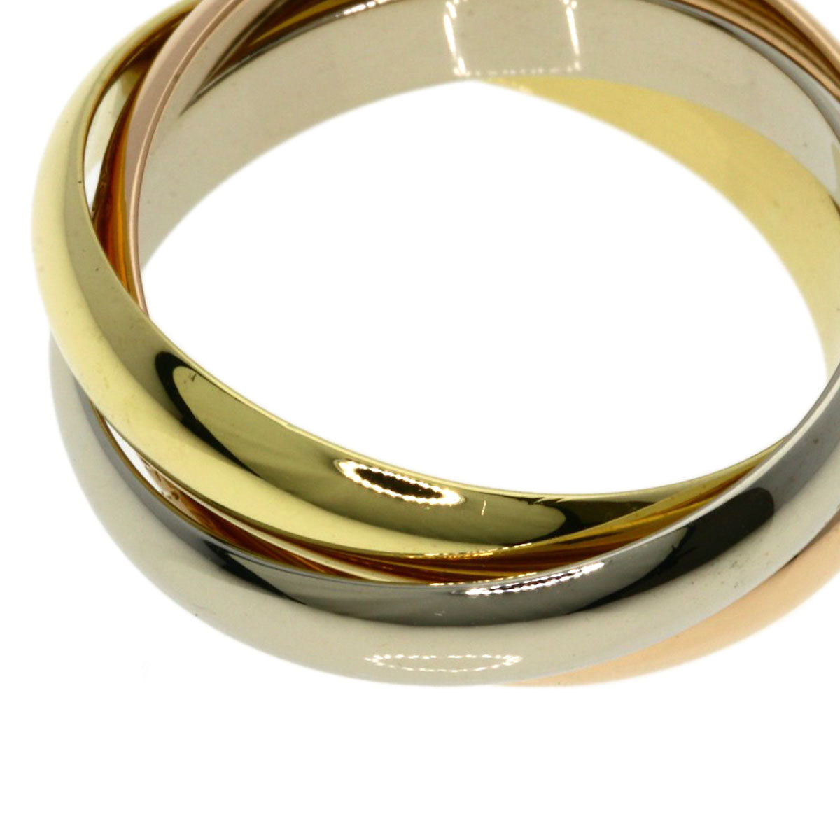 CARTIER Trinity #54 Ring K18 Yellow Gold K18 White GoldLadies [Used]
