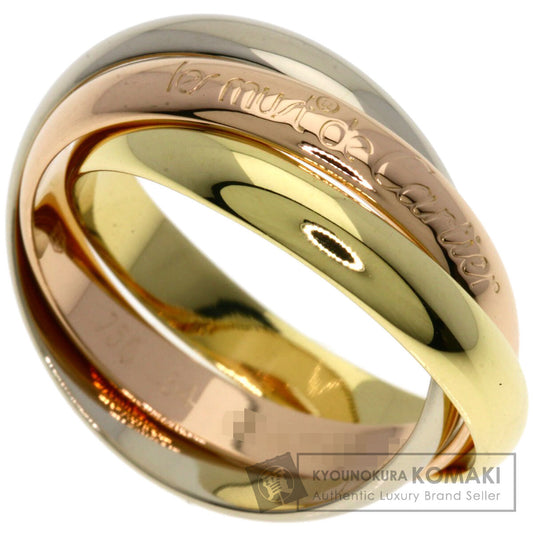 CARTIER Trinity #54 Ring K18 Yellow Gold K18 White GoldLadies [Used]