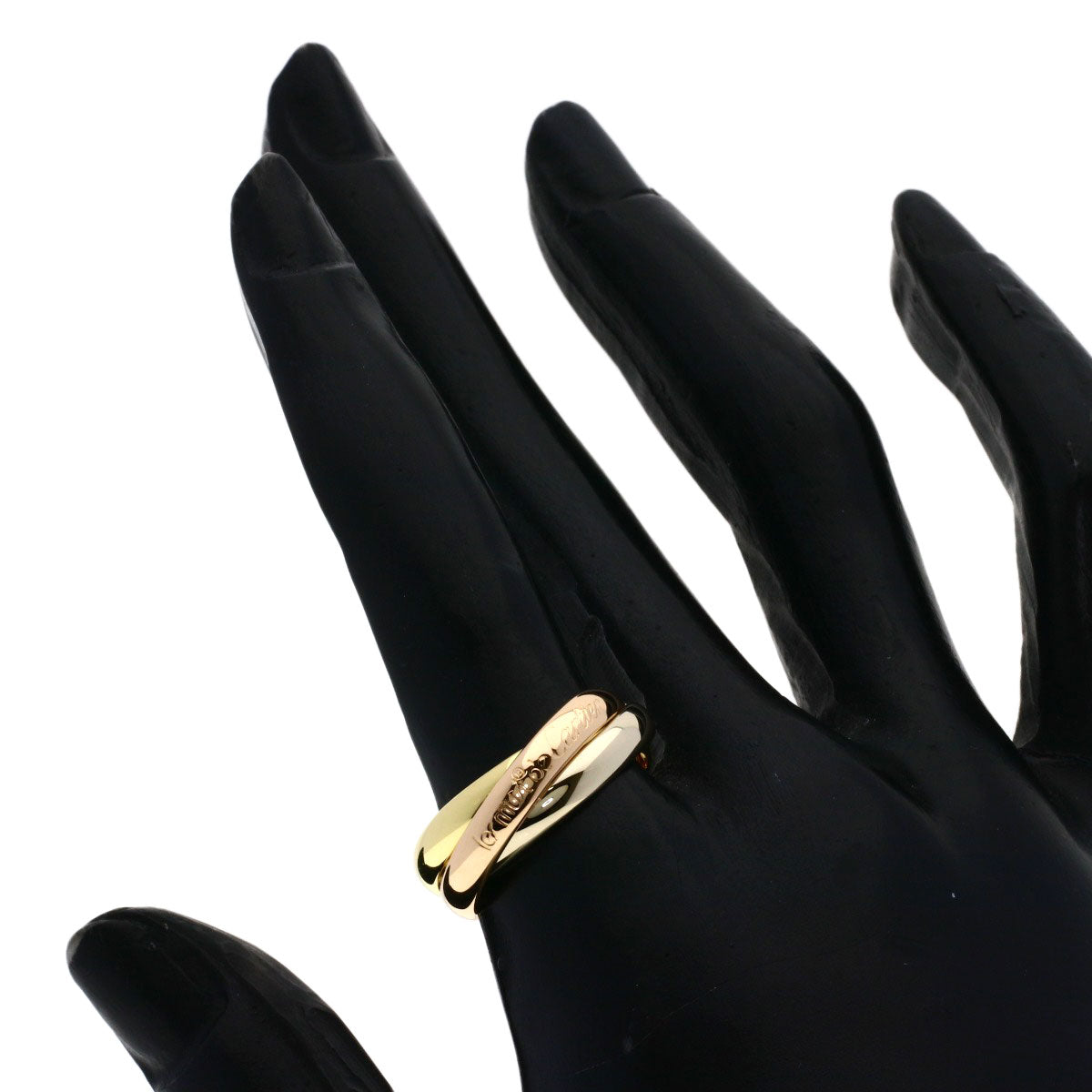 CARTIER Trinity #54 Ring K18 Yellow Gold K18 White GoldLadies [Used]