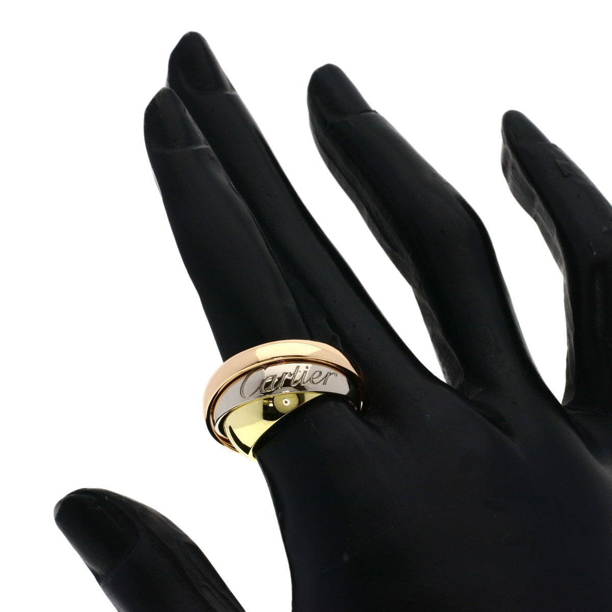 CARTIER Trinity Must Essence #51 Ring K18 Yellow Gold K18 White GoldLadies [Used]