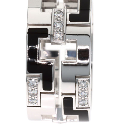 CARTIER Dragon Padlock Diamond #57 Ring K18 White Gold Ladies [Used]