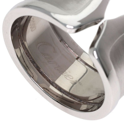 CARTIER C2 ring LM # 54 Ring K18 White Gold Ladies [Used]