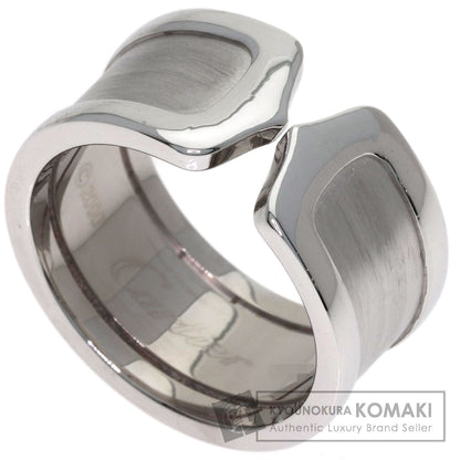CARTIER C2 ring LM # 54 Ring K18 White Gold Ladies [Used]