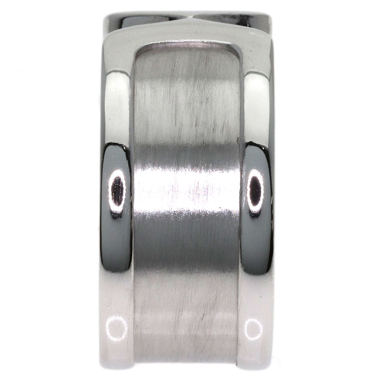 CARTIER C2 ring LM # 54 Ring K18 White Gold Ladies [Used]