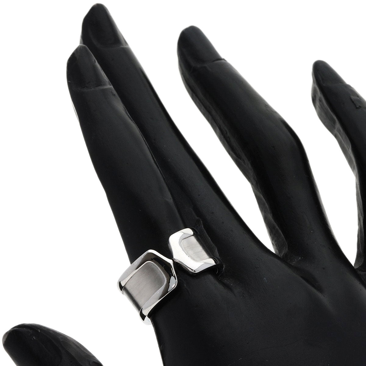 CARTIER C2 ring LM # 54 Ring K18 White Gold Ladies [Used]