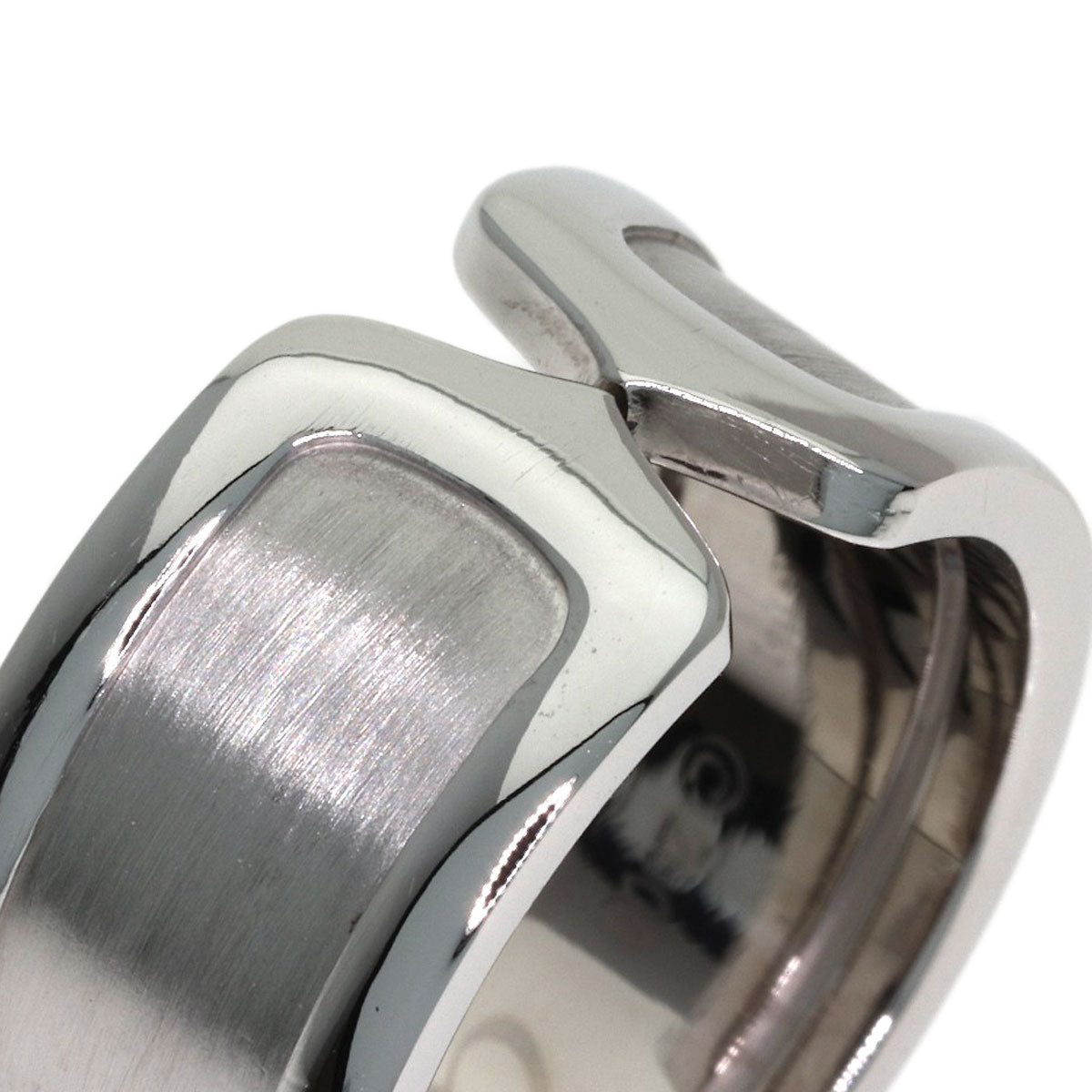 CARTIER C2 ring LM # 54 Ring K18 White Gold Ladies [Used]