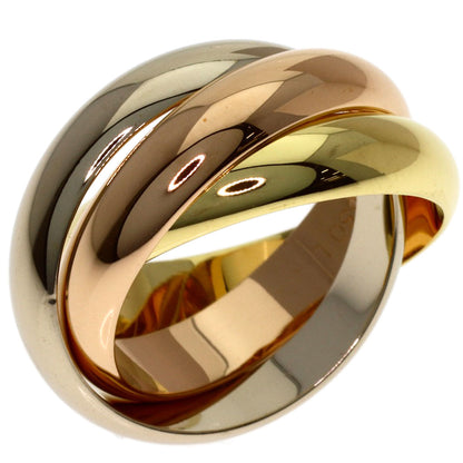 CARTIER Trinity MM #50 Ring K18 Yellow Gold K18 White GoldLadies [Used]