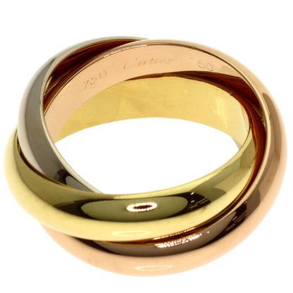 CARTIER Trinity MM #50 Ring K18 Yellow Gold K18 White GoldLadies [Used]