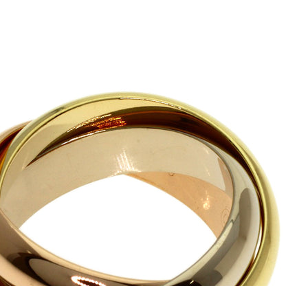 CARTIER Trinity MM #50 Ring K18 Yellow Gold K18 White GoldLadies [Used]