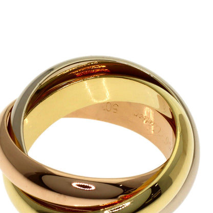 CARTIER Trinity MM #50 Ring K18 Yellow Gold K18 White GoldLadies [Used]