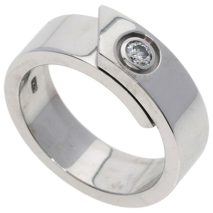 CARTIER Anniversary Diamond # 50 Ring K18 White Gold Ladies [Used]