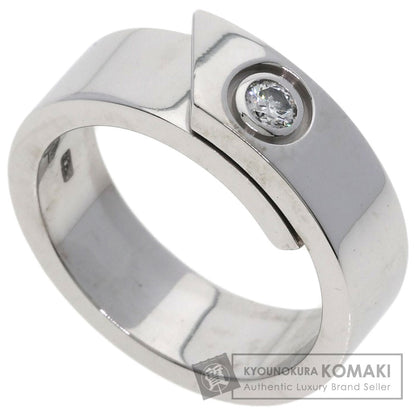 CARTIER Anniversary Diamond # 50 Ring K18 White Gold Ladies [Used]