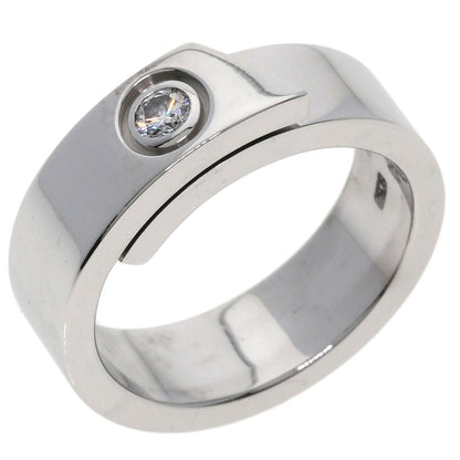 CARTIER Anniversary Diamond # 50 Ring K18 White Gold Ladies [Used]