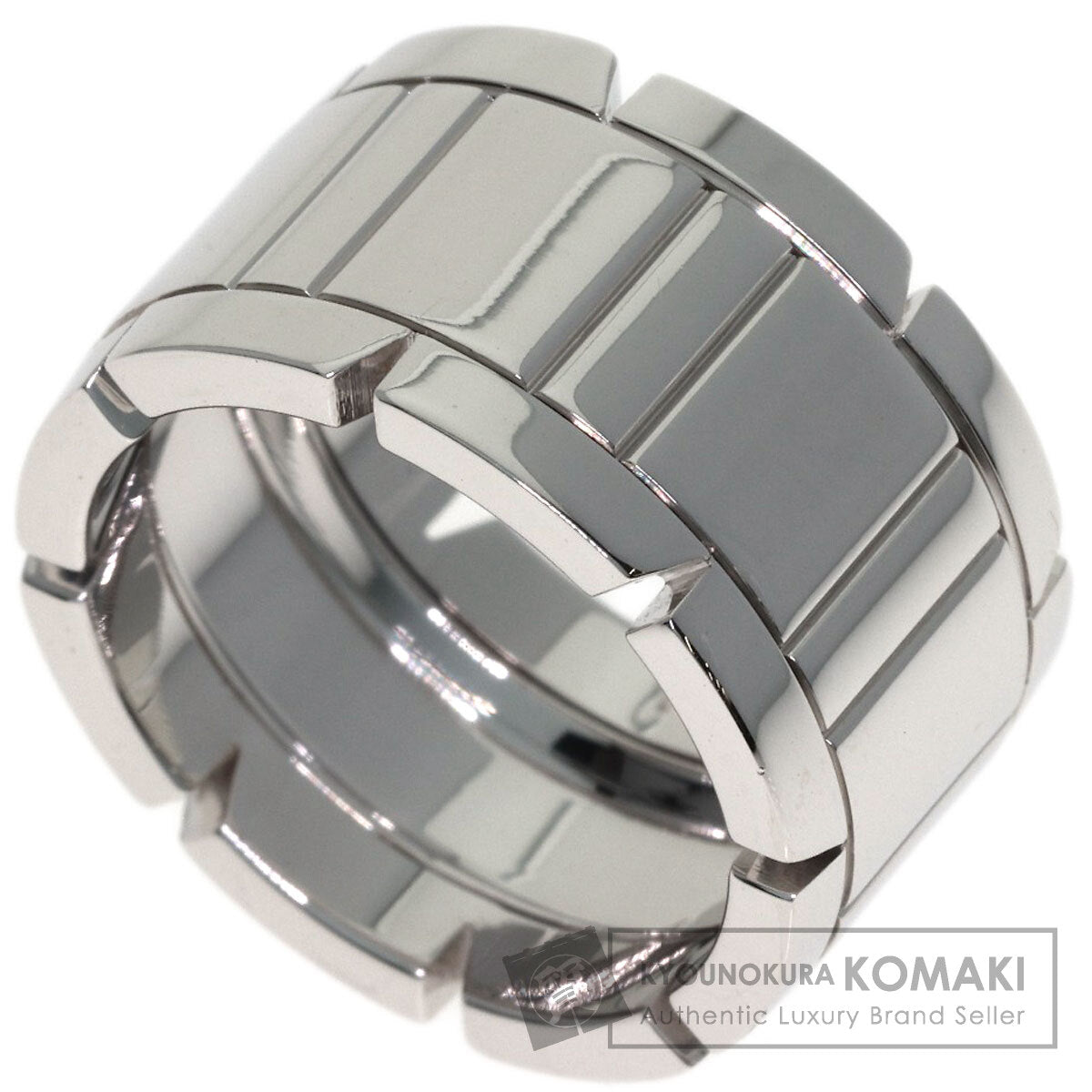 CARTIER Tank Française LM #51 Ring K18 White Gold Ladies [Used]