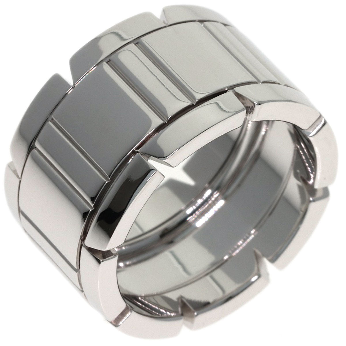 CARTIER Tank Française LM #51 Ring K18 White Gold Ladies [Used]