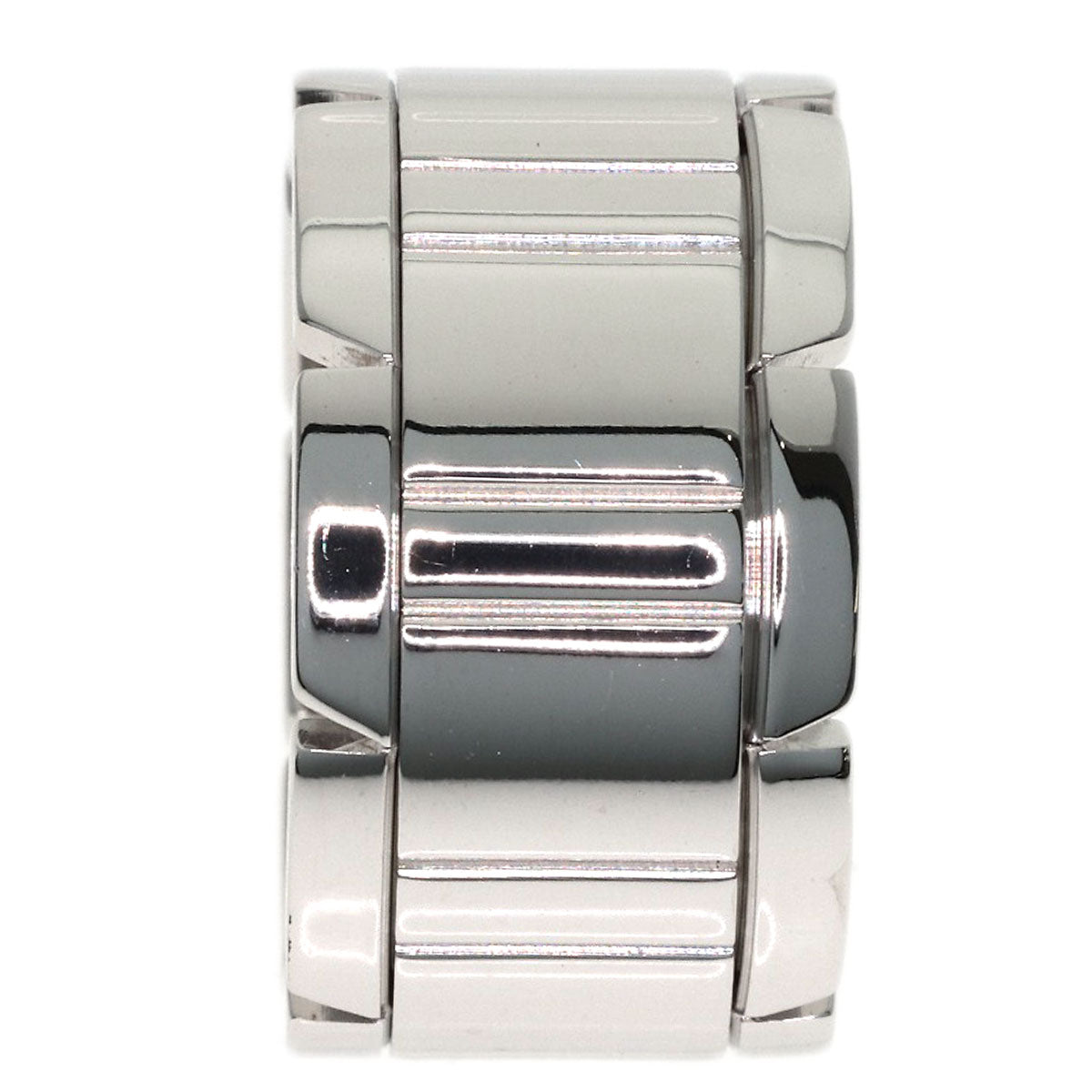 CARTIER Tank Française LM #51 Ring K18 White Gold Ladies [Used]