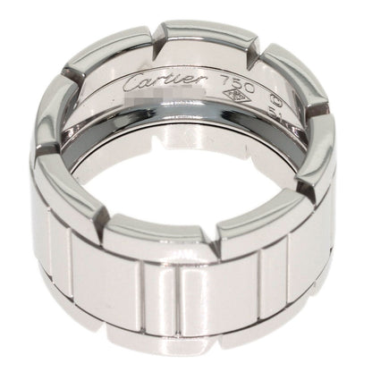 CARTIER Tank Française LM #51 Ring K18 White Gold Ladies [Used]