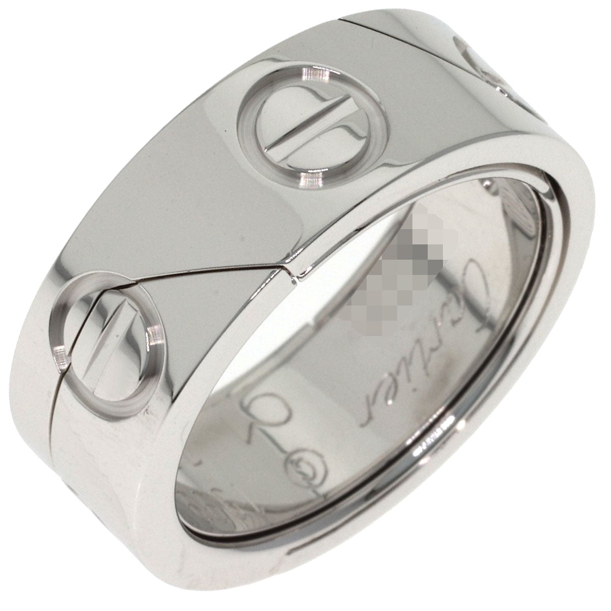 CARTIER Astro love ring #50 Ring K18 White Gold Ladies [Used]