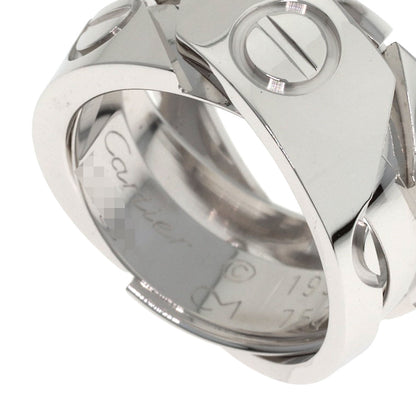 CARTIER Astro love ring #50 Ring K18 White Gold Ladies [Used]