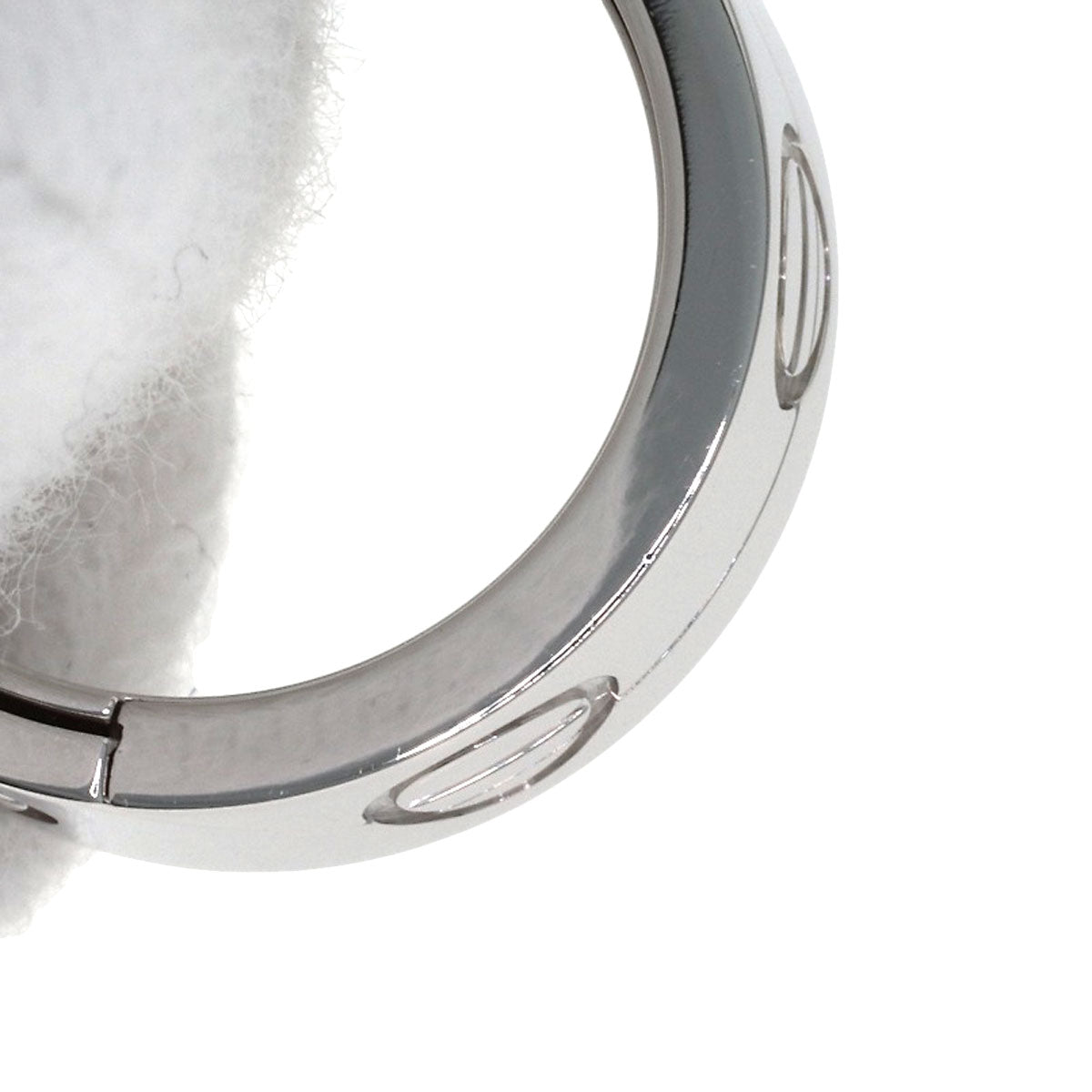 CARTIER Astro love ring #50 Ring K18 White Gold Ladies [Used]