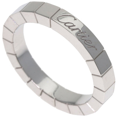 CARTIER Laniere # 51 Ring K18 White Gold Ladies [Used]