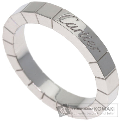 CARTIER Laniere # 51 Ring K18 White Gold Ladies [Used]