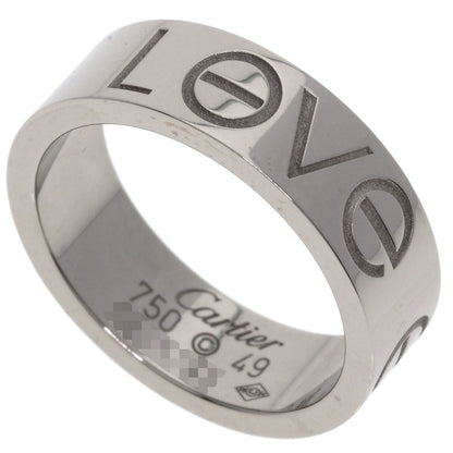 CARTIER Love Ring 2006 Christmas Limited Edition #49 Ring K18 White Gold Ladies [Used]