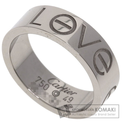 CARTIER Love Ring 2006 Christmas Limited Edition #49 Ring K18 White Gold Ladies [Used]