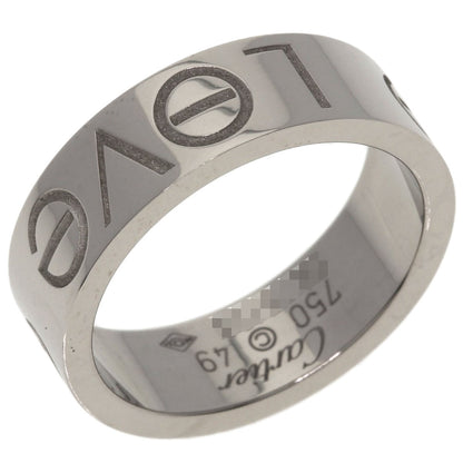 CARTIER Love Ring 2006 Christmas Limited Edition #49 Ring K18 White Gold Ladies [Used]