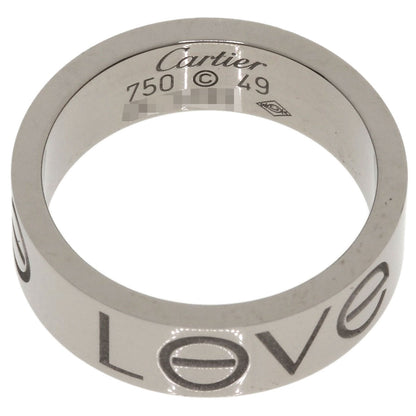 CARTIER Love Ring 2006 Christmas Limited Edition #49 Ring K18 White Gold Ladies [Used]