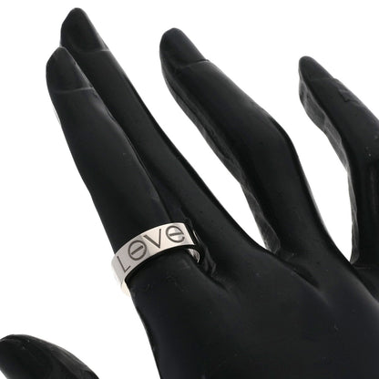 CARTIER Love Ring 2006 Christmas Limited Edition #49 Ring K18 White Gold Ladies [Used]