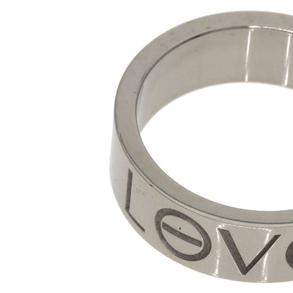CARTIER Love Ring 2006 Christmas Limited Edition #49 Ring K18 White Gold Ladies [Used]