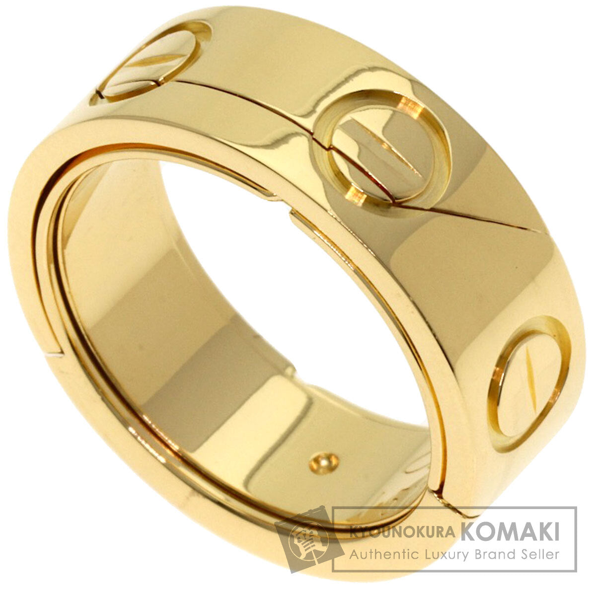 CARTIER Astro love ring # 50 Ring K18 Yellow Gold Ladies [Used]