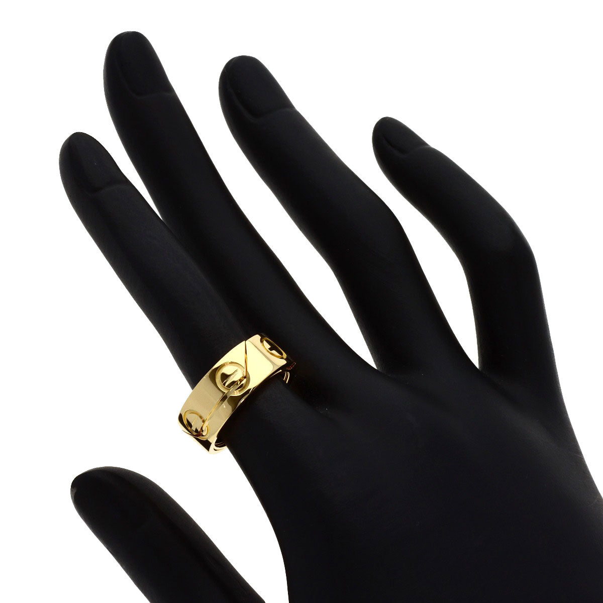 CARTIER Astro love ring # 50 Ring K18 Yellow Gold Ladies [Used]