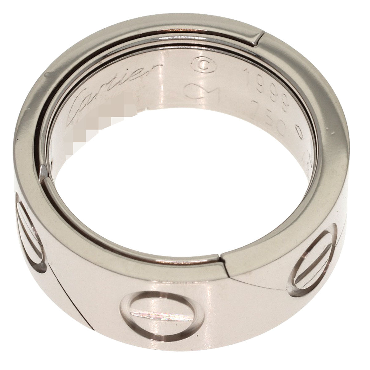 CARTIER Astrolove #48 Ring K18 White Gold Ladies [Used]