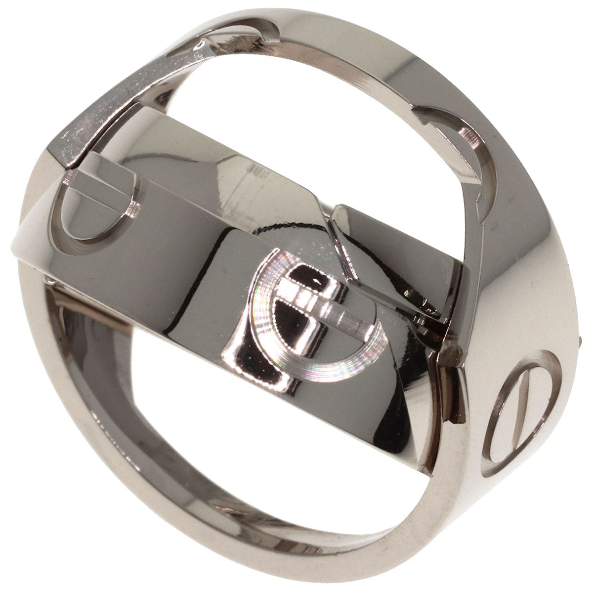 CARTIER Astrolove #48 Ring K18 White Gold Ladies [Used]