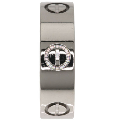 CARTIER love ring #50 Ring K18 White Gold Ladies [Used]