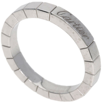 CARTIER Laniere # 54 Ring K18 White Gold Ladies [Used]