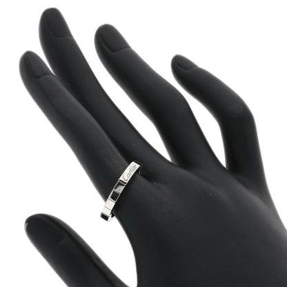 CARTIER Laniere # 54 Ring K18 White Gold Ladies [Used]