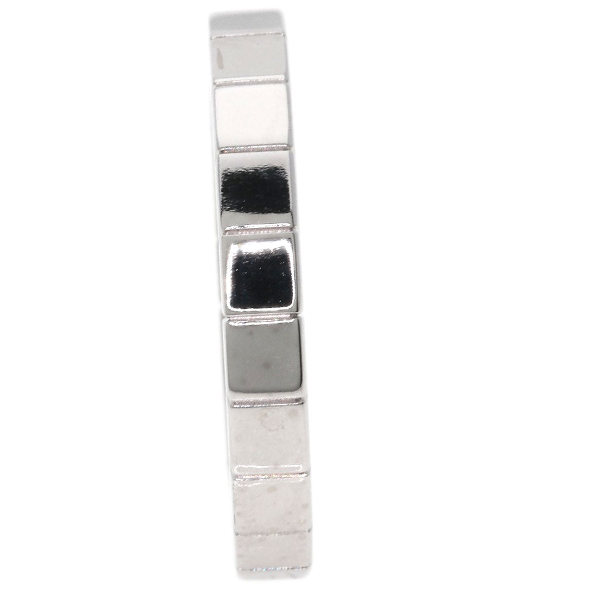 CARTIER Laniere # 54 Ring K18 White Gold Ladies [Used]